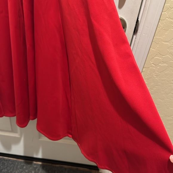 As U Wish candy apple red halter formal gown - Picture 7 of 7